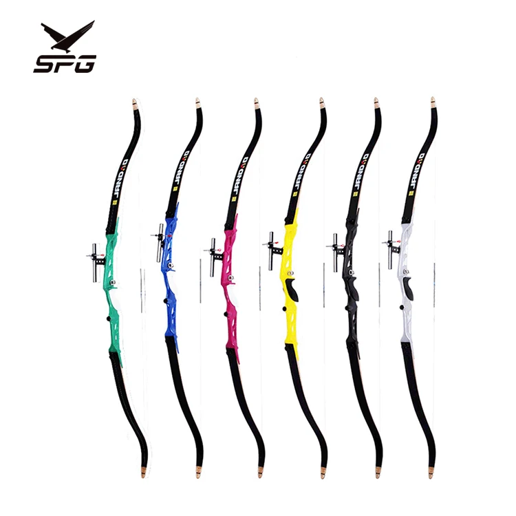 

Professional Aluminum Alloy Green Silver Riser Black Limbs Left Hand Archery Recurve Bow