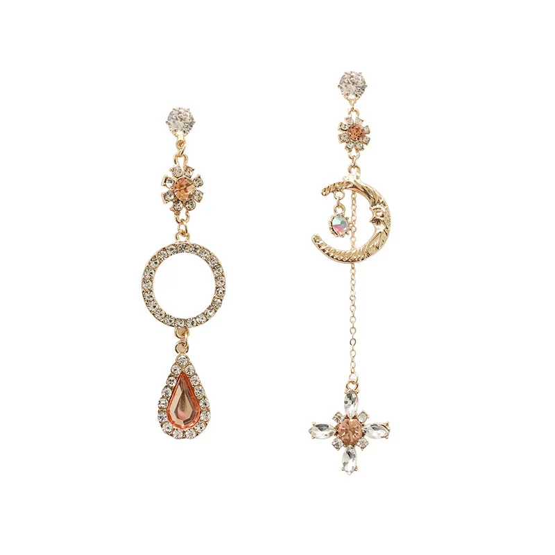 

Adelante Latest Design Fashion Jewelry Wholesale Unique Brass Drop Earrings Mixed, Gold,silver