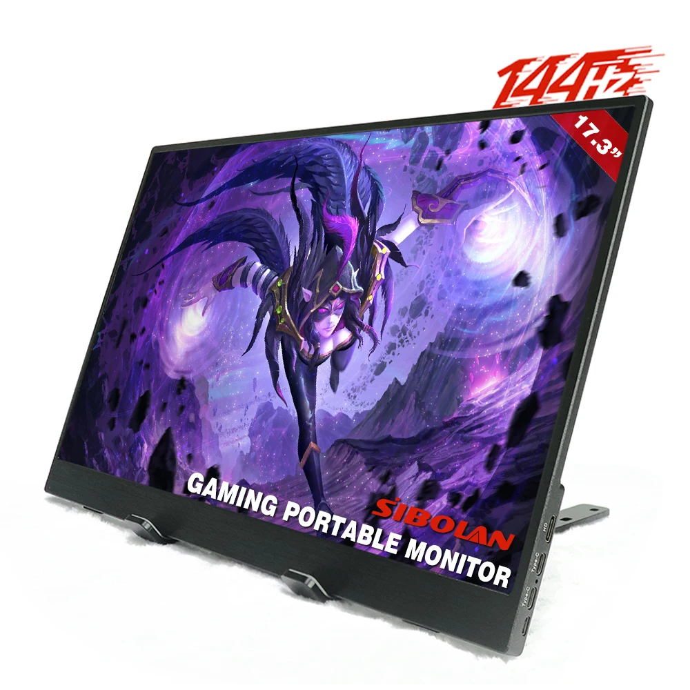 

Sibolan 17.3 inch multi parametro portable gaming lcd monitor support extend tv computer screen dual monitor
