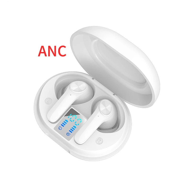 

anc headphones noise cancelling earbuds tws wireless erphones d01 t2 hans free