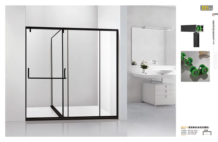 China  shower enclosure set glass portable shower enclosure frame