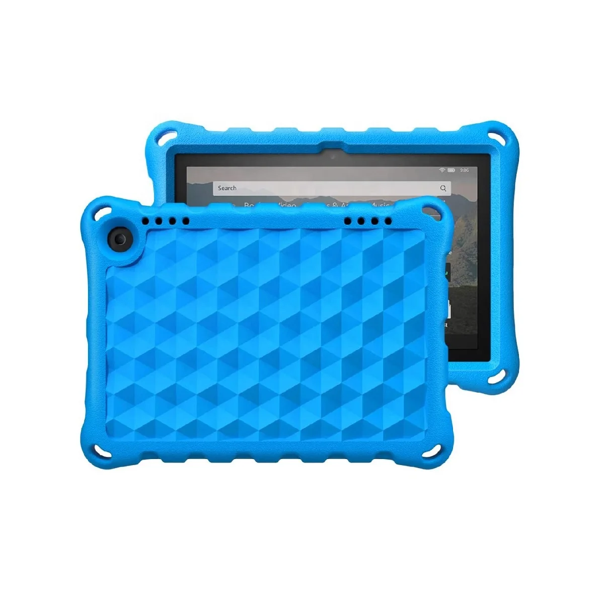 

MoKo 3D Non-slip EVA Form Shockproof Kids Protective Tablet Cover for Fire HD 8 & HD 8 Plus 2020