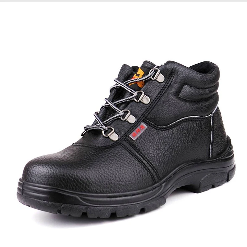 

Genuine Leather Anti Slip Steel Toe Safety Shoes Boots Safety Men Construction Outdoors Work Shoes Work Safety Shoes Men