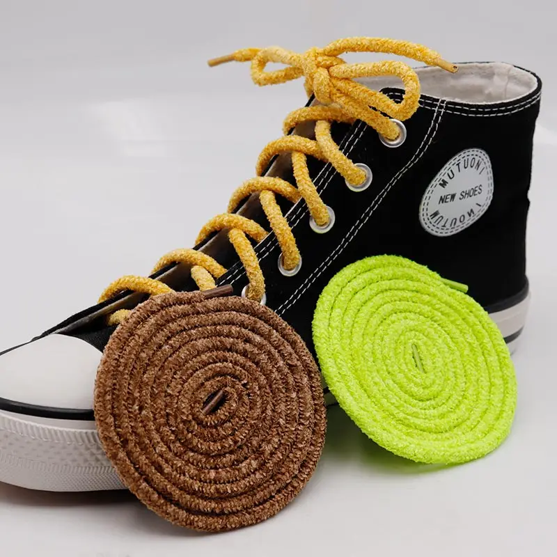 

Coolstring Accessorizes Manufacturer Fashion Design Custom Length And Color Shoe Lace High Quality Round Rope Suede Draw Cord, Colorful mixed,,support customized color