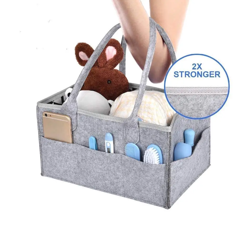 

High quality  felt baby diaper bag with changing station, Custom