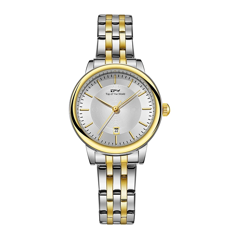 

Stainless steel metal band Ladies Fashion Simple watch for girls hand watch, Customized