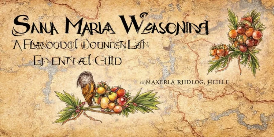 Close-up of Santa Maria seasoning ingredients