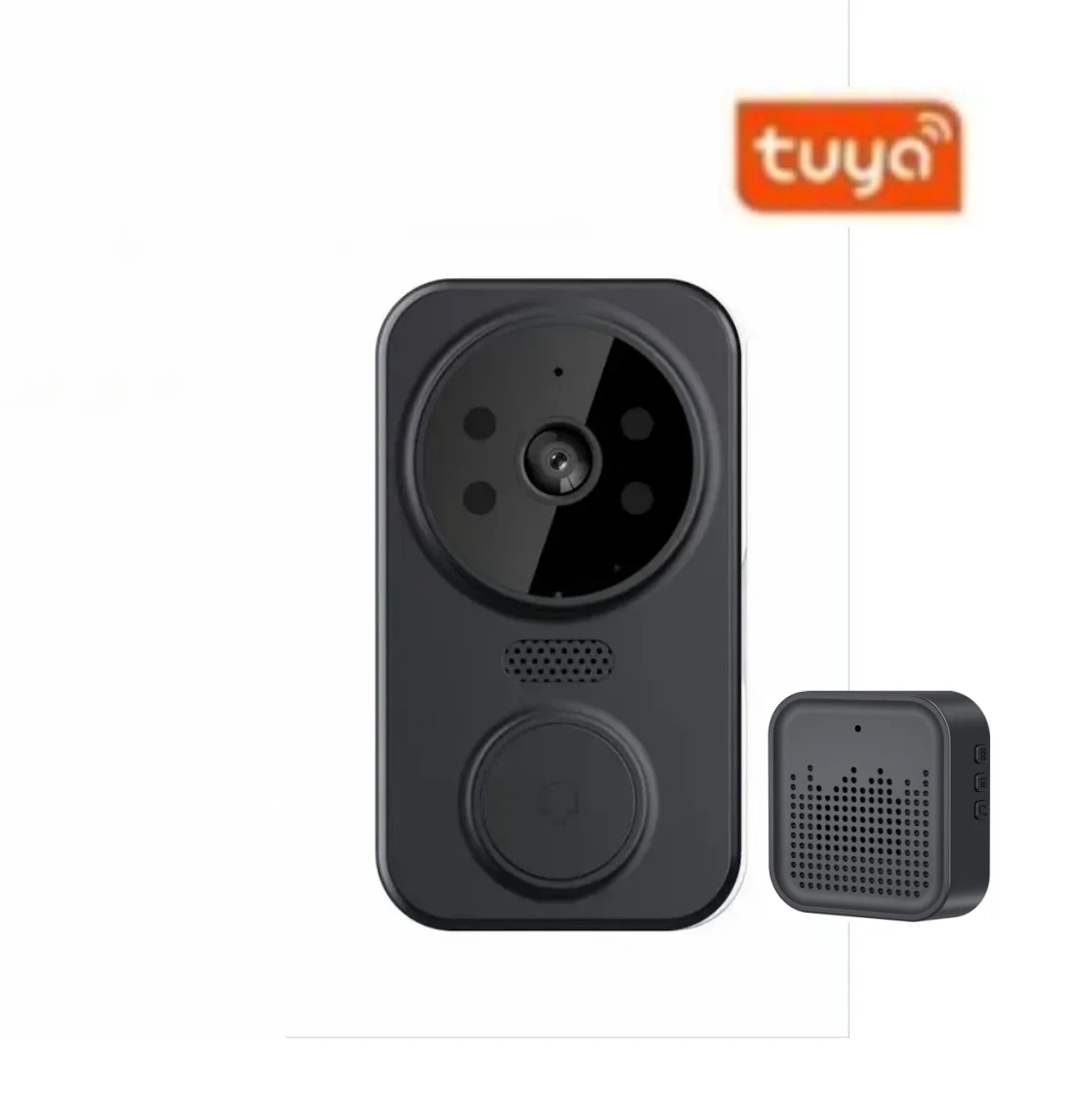 

Tuya APP Chime Night Vision Two Way Intercom Door Bell Camera Voice Wifi Video Doorbell Smart Doorbell with Battery