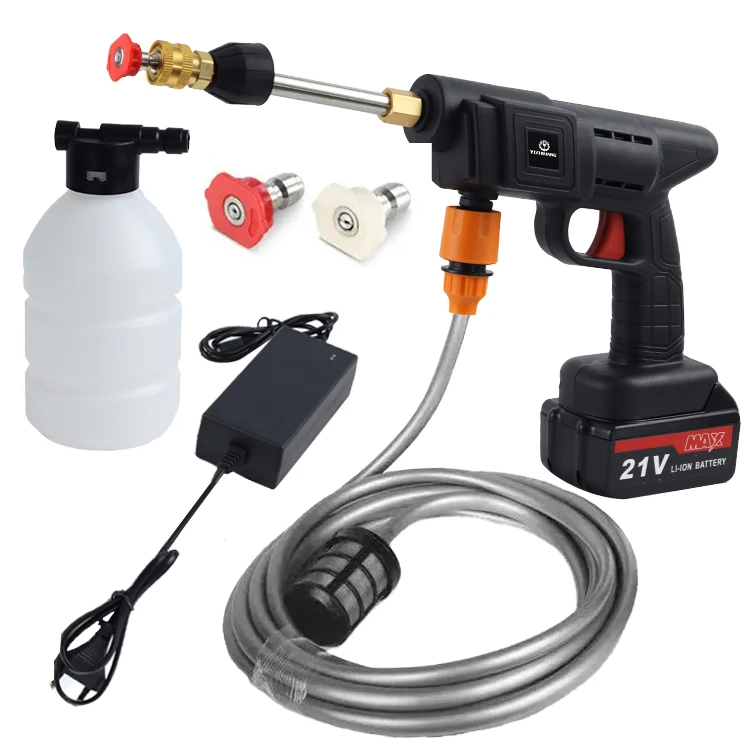 

FXCJ-5 240W Power High Pressure Water Car Washer Spray Gun Cleaning Washing Tool for car 21v cordless car washer