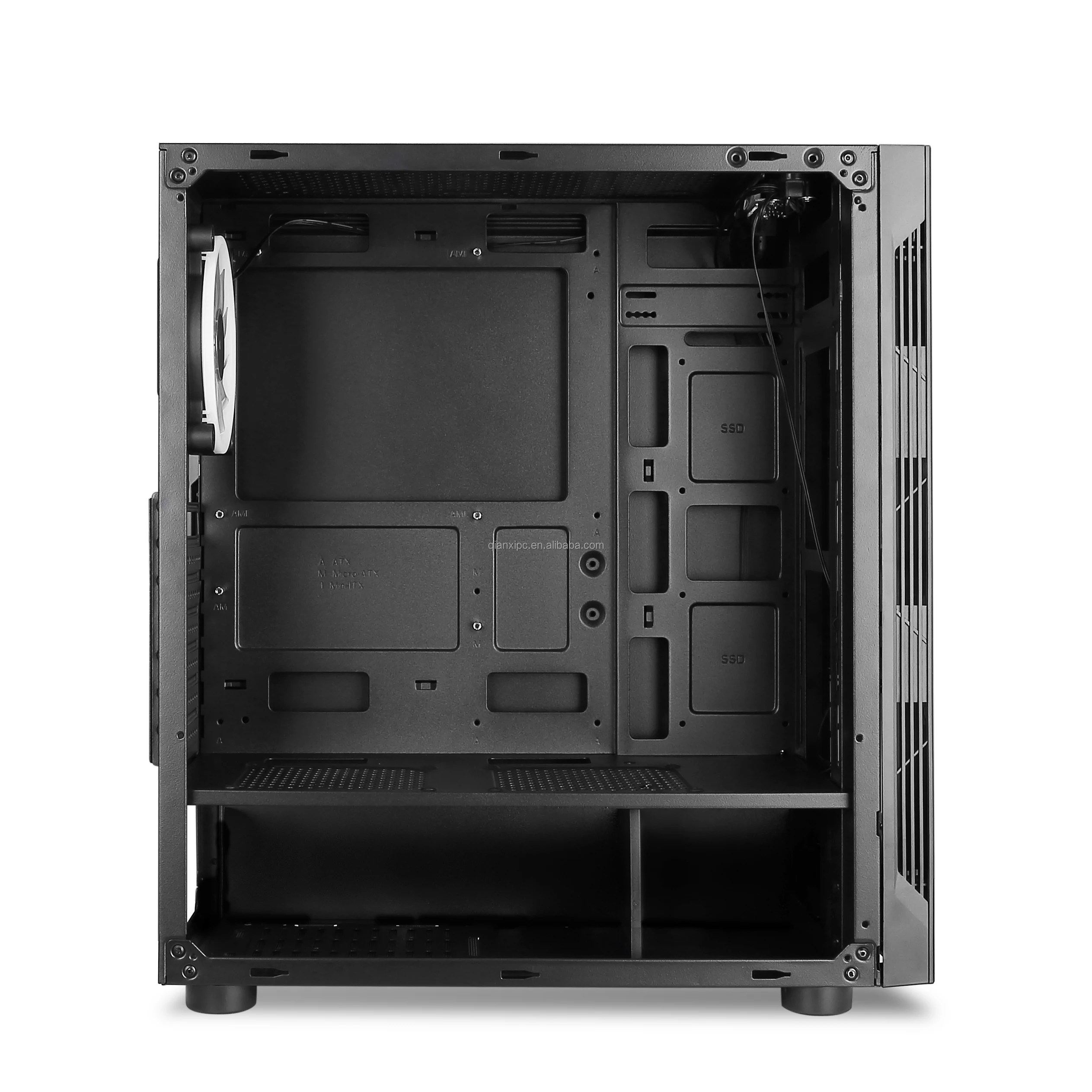 1928 Pc Chassis Atx Computer Gaming Case With Synchronous Argb