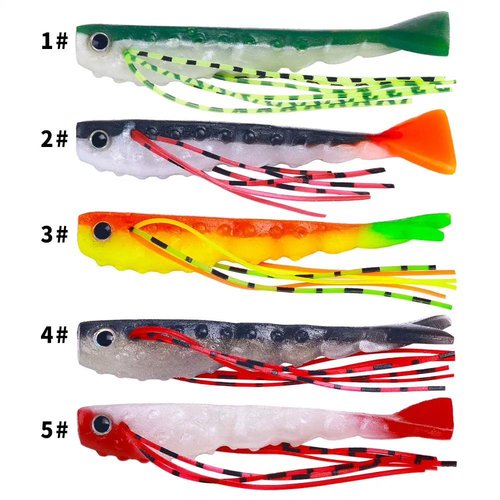 2023 New Soft Lures 6.6cm Soft Baits Fishing Lure Shad With Side Tail New Model on Sale