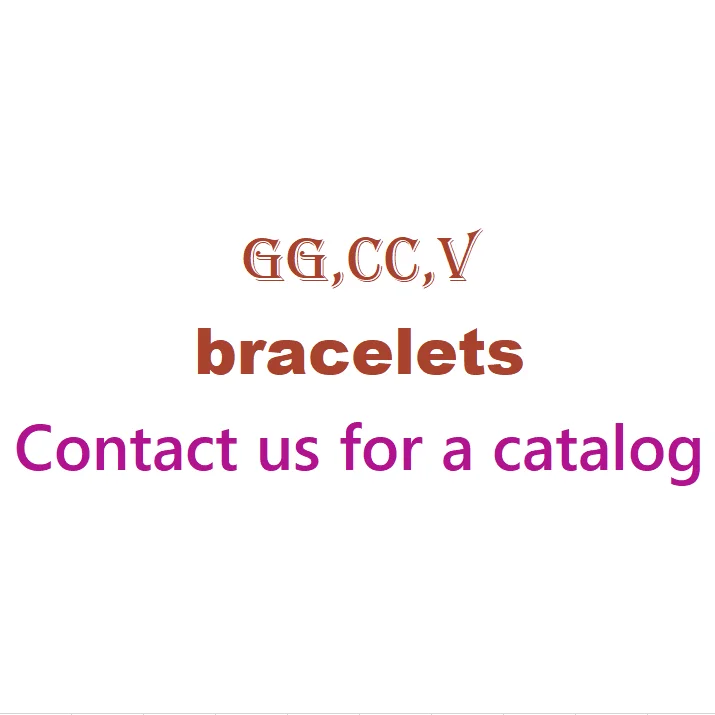 

Famous Colorful Gg Letter Crystal Rhinestone Cc Bracelets, Silver color