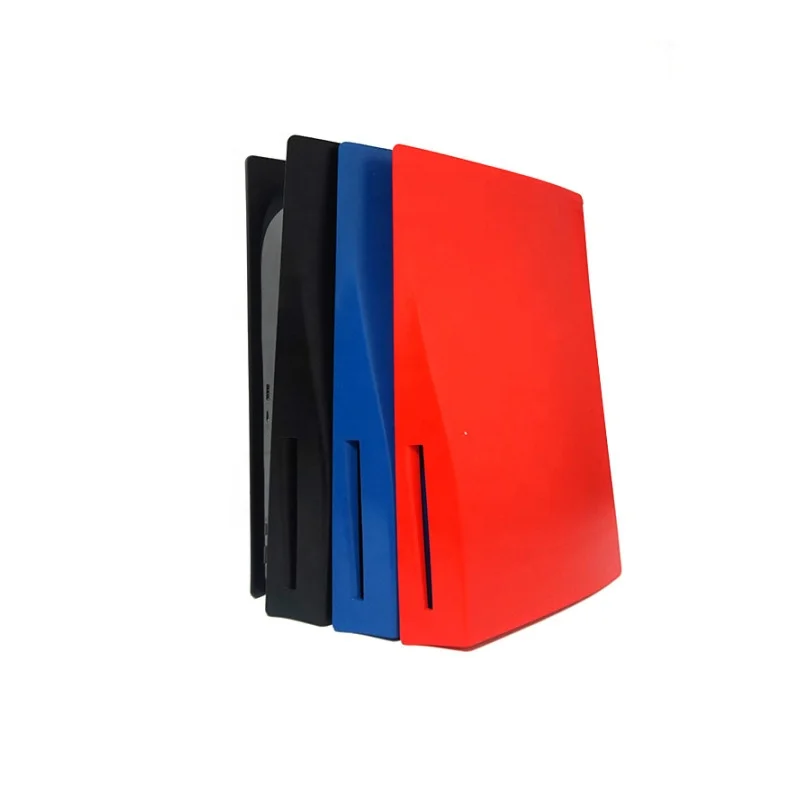 

Custom Protective PS5 Console cover shell panel plastic ps5 faceplate for playstations 5 replace For PS5 CD-ROM Version Console, Black,red, blue