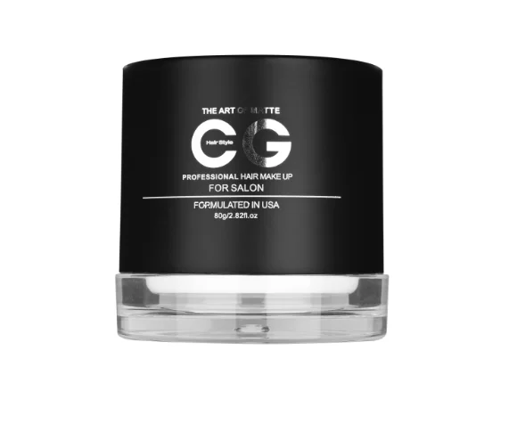 

OEM 80g Edge Control Matte Finish Hair Styling Wax Matte Strong Hair Styling Hold Hair Clay, White creamy color