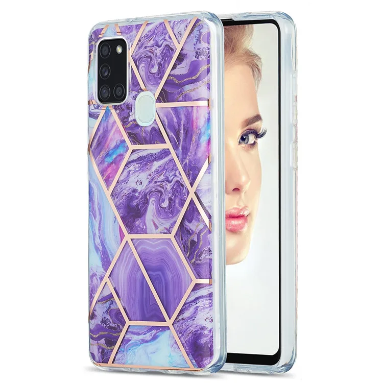 

Electroplated IMD Mobile Phone Case Cover For Samsung A21S A51 A71 A31