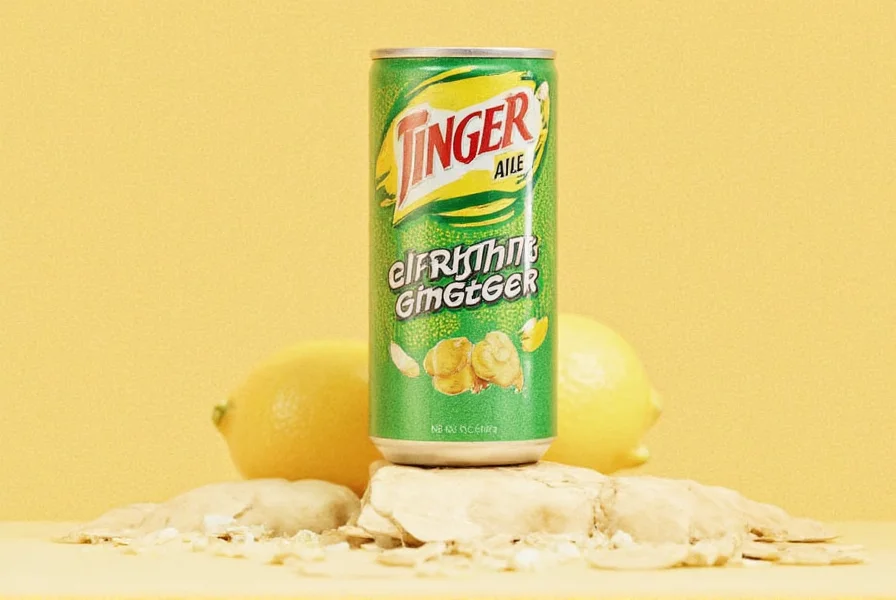 ginger ale with ginger