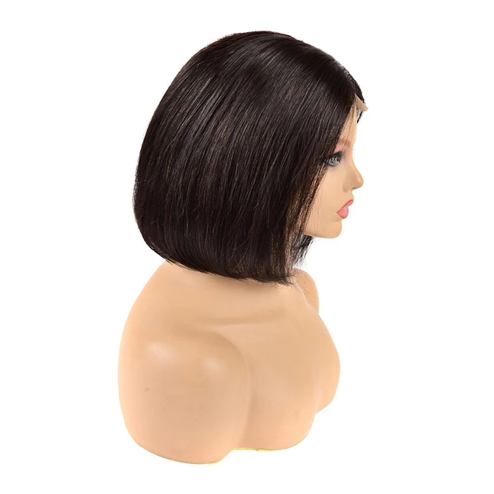 

Top Quality Human Hair Wig 10-14inch Human Hair Wig Fashion Short Straight Wigs