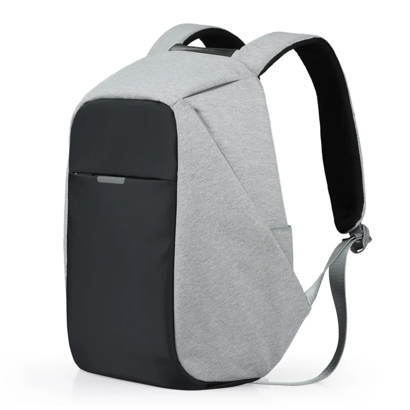 

Waterproof Multi-Layers Men's Business Travel Bag Backpack 15.6 Padded, Gray black