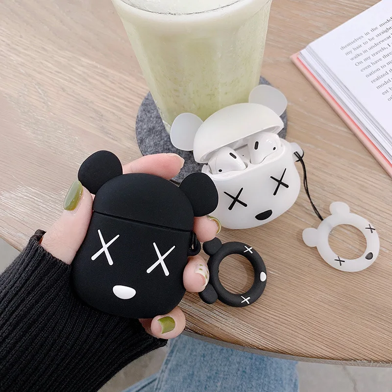 

For Apple Airpods Case Gloomy Bear Cartoon Earphone Kaws Airpod Cover