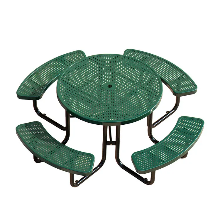 Hot Sale Garden Sets Modern Metal Patio Furniture Round Dinning Room