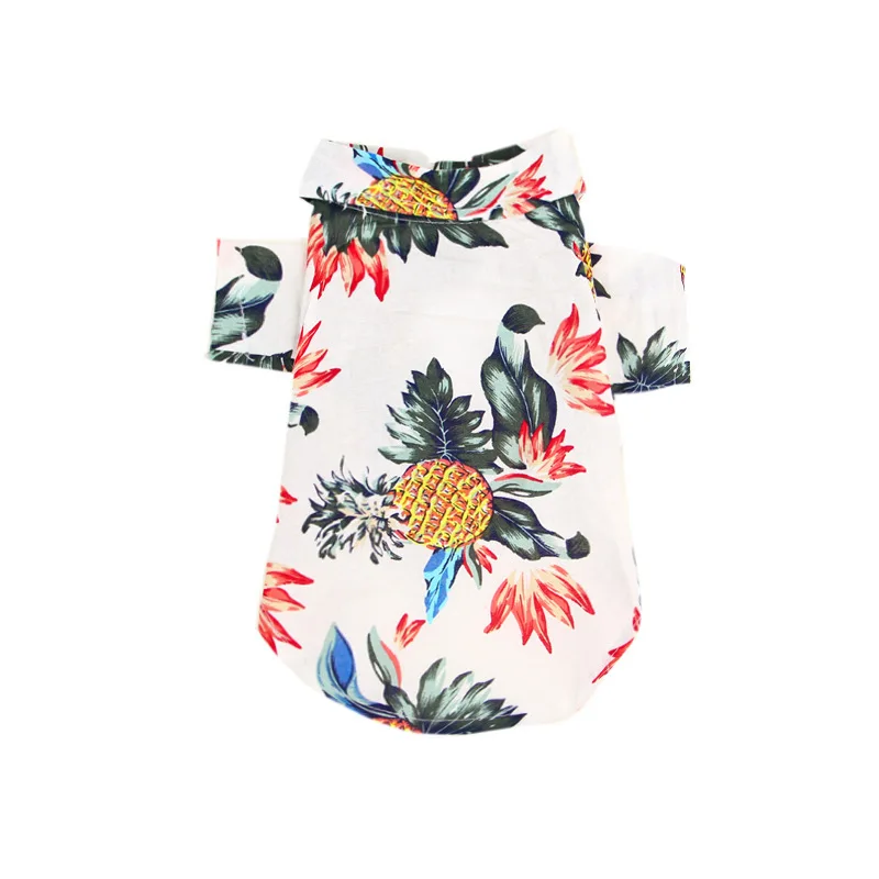 

New dog clothes thin casual spring summer shirt pet print shirt bipedal clothes cool Hawaiian cat clothes pet clothing, 8 kinds of style