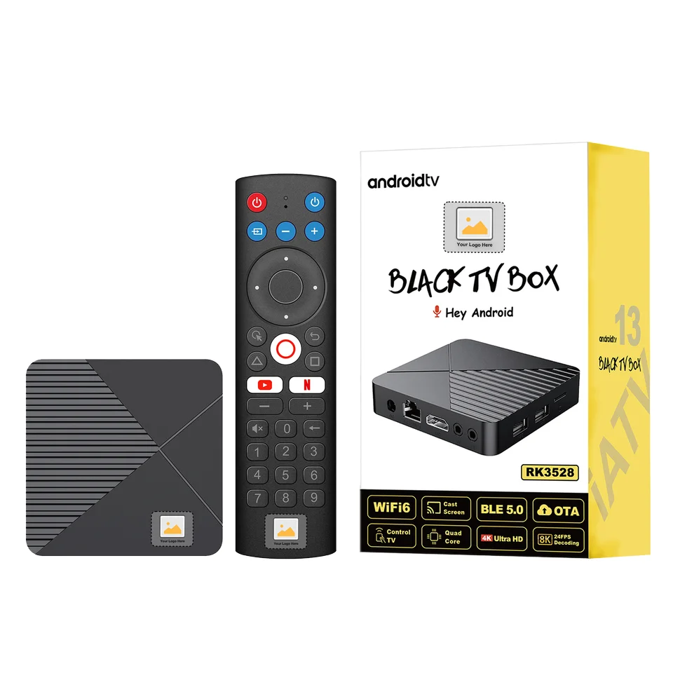 iATV R5 Smart-TV-Box, Android 13, WLAN 6, 8K-Videodekodierung