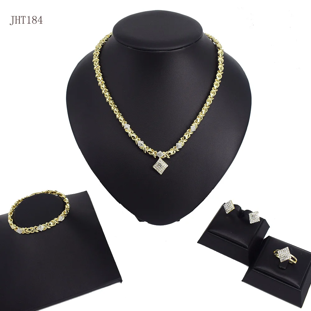 

JHT184 Trendy 18K Gold Plated personalized poker diamond lucky jewelry