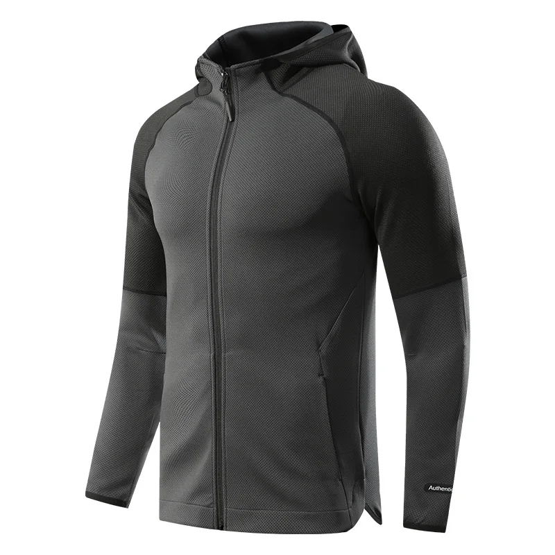 

Winter sportswear men spandex running jacket male coat breathable fitness gym jacket for men