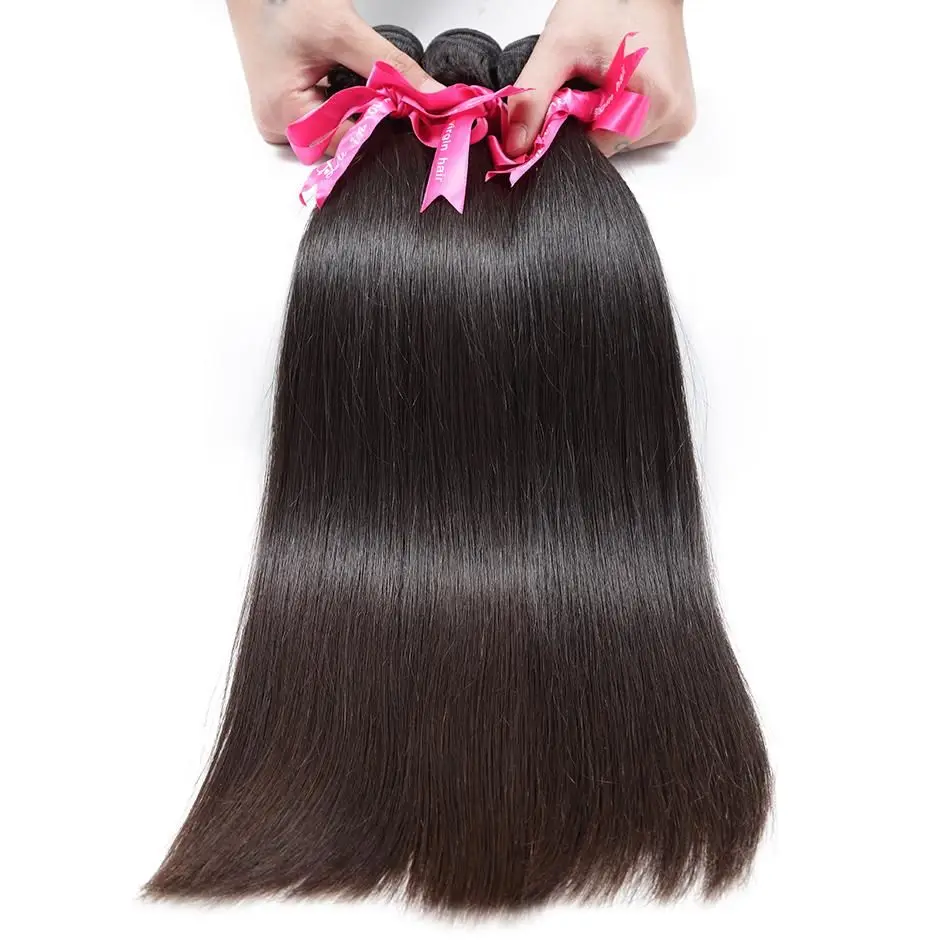 

Wholesale Unprocessed Double Wefted Silk Straight Virgin Remy 100% Human Hair Weft Extensions