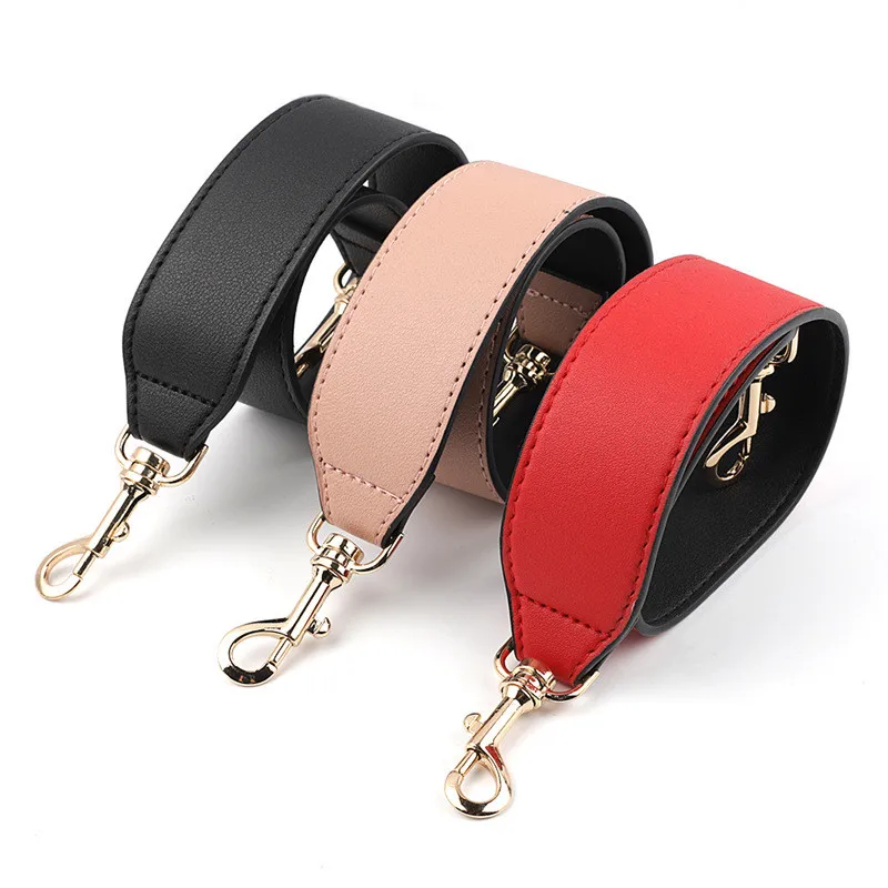 

2021 New 1 piece Fashion 50cm leather wide Crossbody shoulder Bag Strap belt DIY Hanger handles with hook