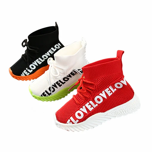 

popular footwear kids sock sneakers children sports shoes