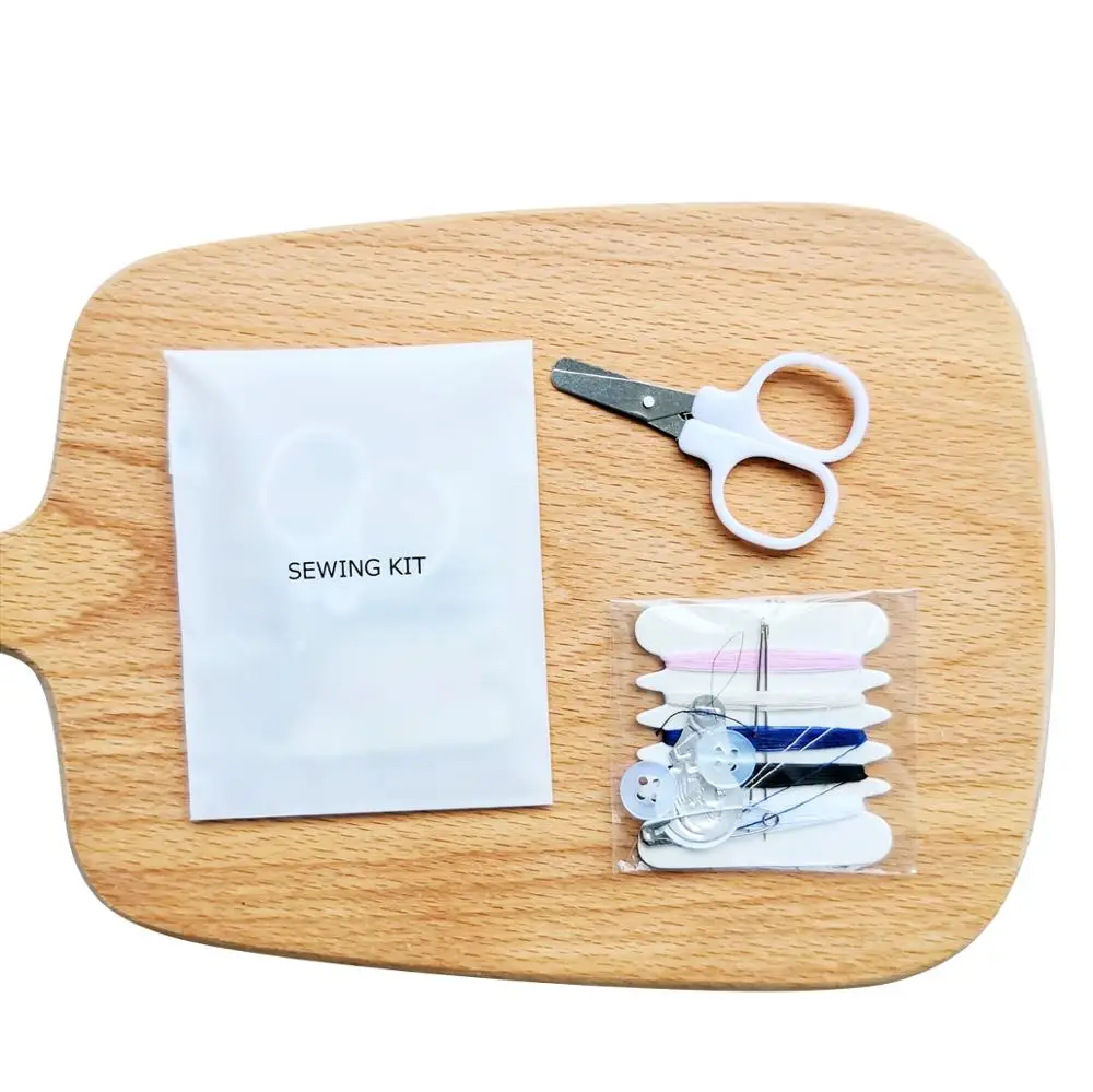 

Customized disposable portable sewing thread, needle mini travel hotel sewing kit