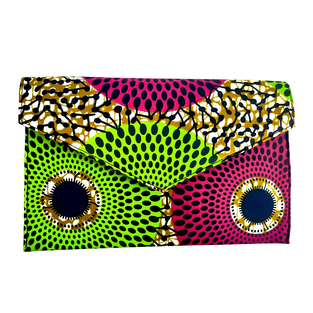 

African style women's hand - held envelope bag, Multiple colors