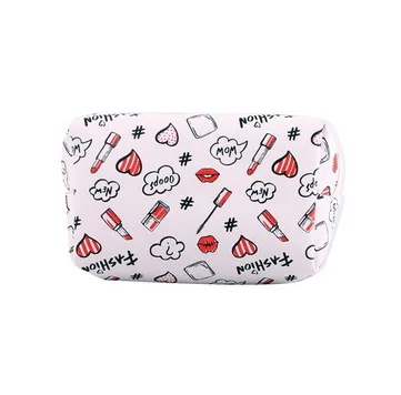 

OEM Brand Printed Make up Bag PVC Travel Custom Cosmetic Bag for Girls