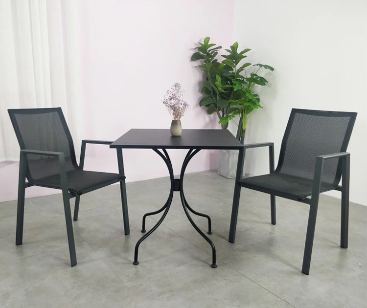 Outdoor Stackable Sports Club Golf Course Bistro Restaurant Patio Garden Aluminum Chair.jpg