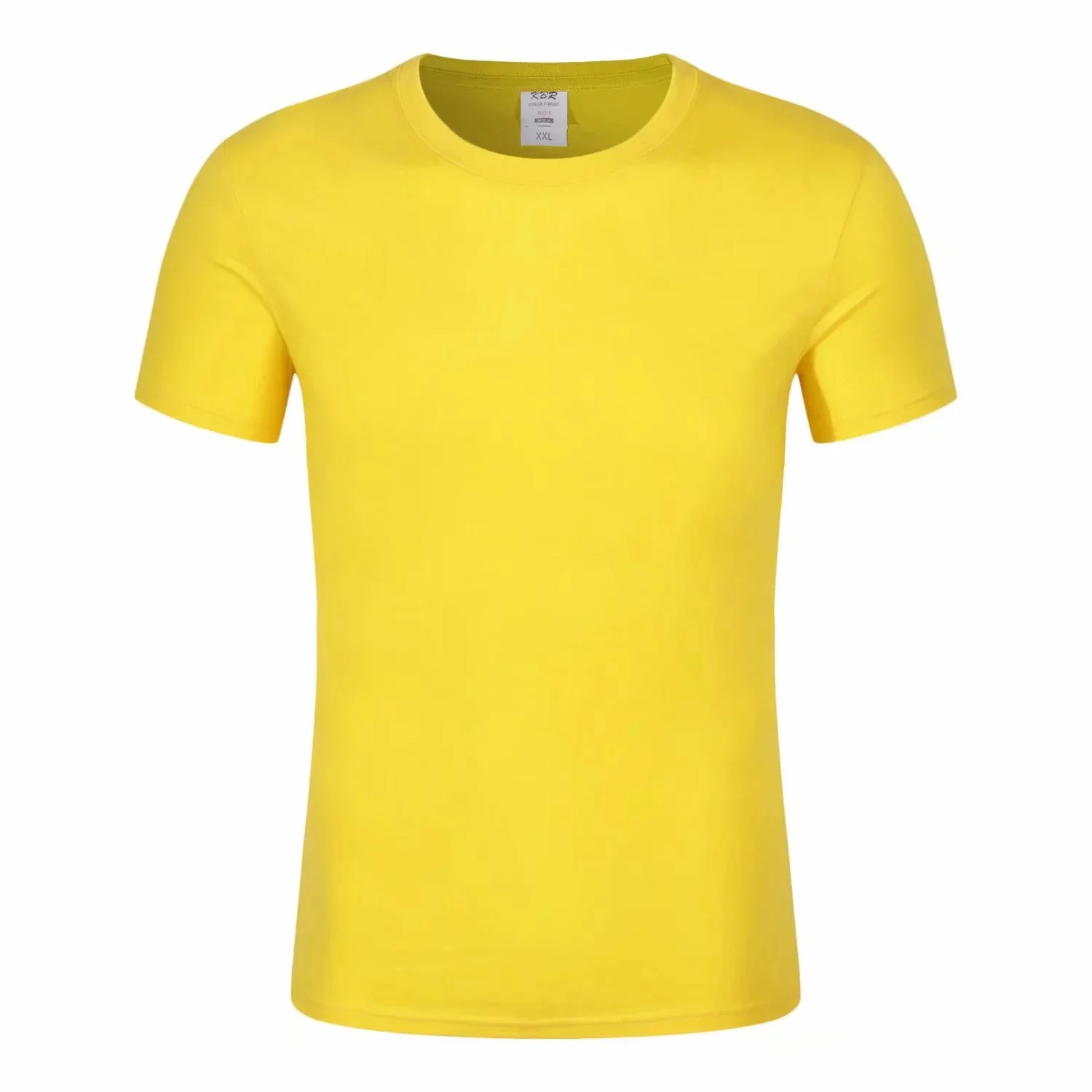 2020 Wholesale 65%cotton 35%polyester Custom oem Men's t shirt blank Plain t shirts