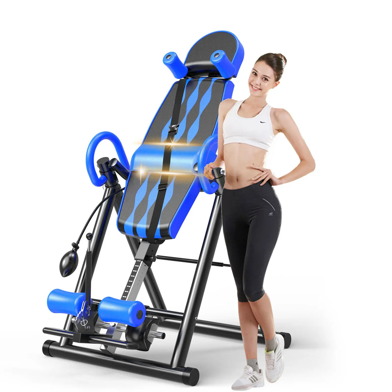 

Chinese factory direct sales MAX136kg Multifunctional Folding Inversion Table Back Stretching Machine