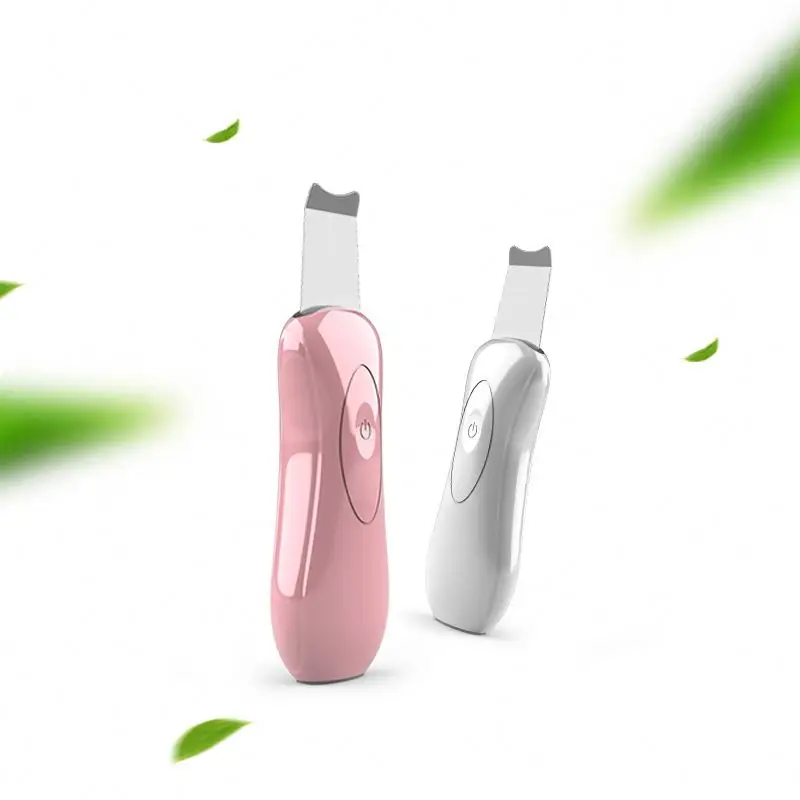 

New Product Beauty Ultrasonic Ion Deep Skin Scrubber Face Cleaning Blackhe, White black pink