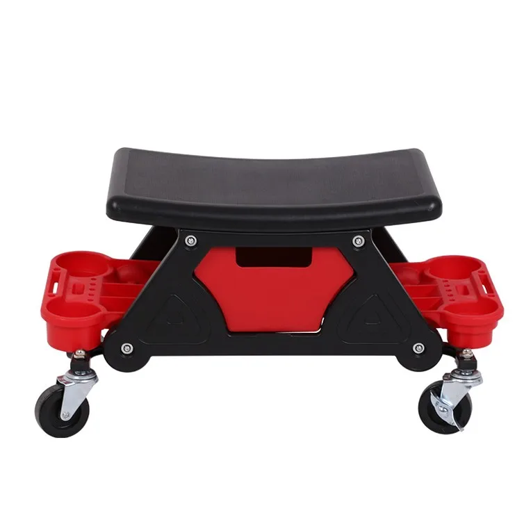 Car Wash Tool Auto Detailing Rolling Stool Creeper Seat With Tools