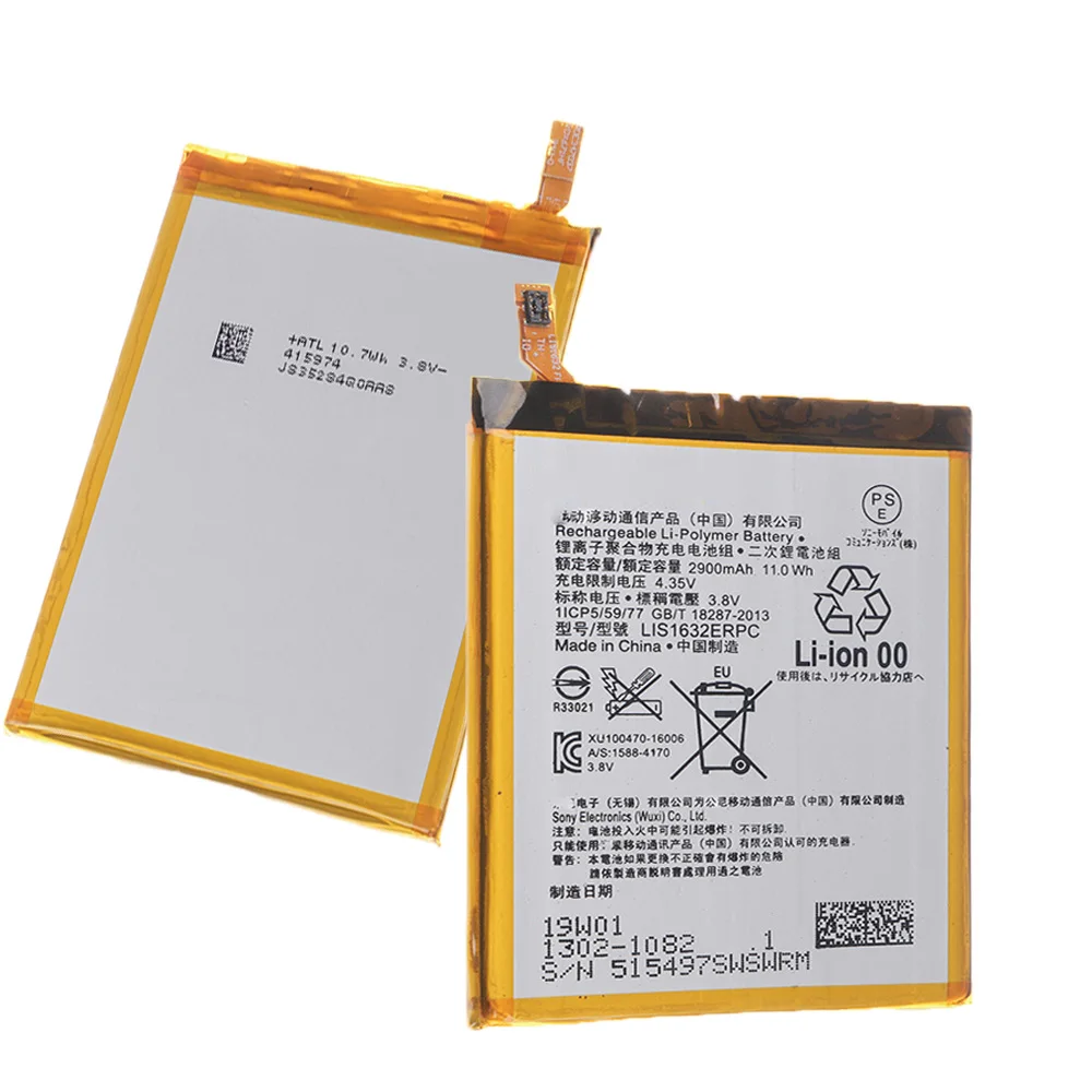 

for Sony Xperia XZ XZs F8331 F8332 2900mAh original for Sony mobile phone LIS1632ERPC battery