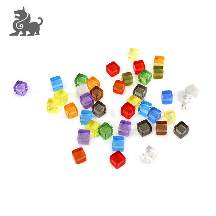 

Plastic cube 20mm for board game Acrylic, Colorful