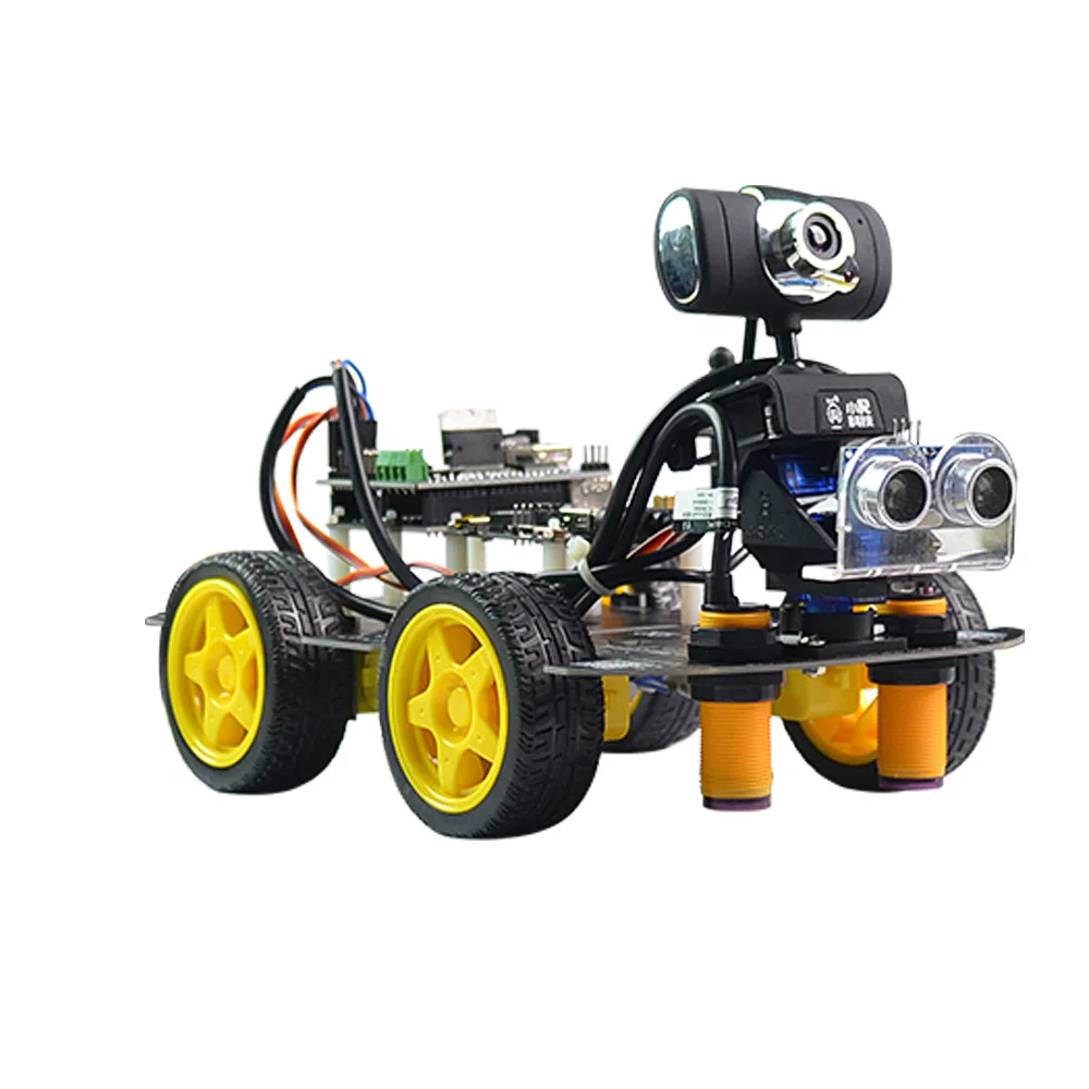 
XiaoR Geek DS WiFi Smart Robot Car compatible Arduino R3,Remote Control HD Camera FPV Robotics Learning & Educational toy 