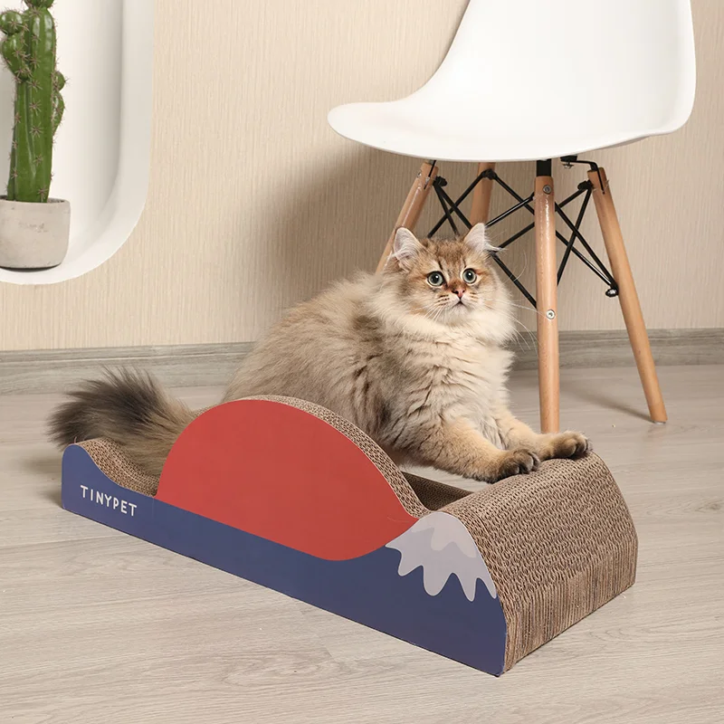 

Cat Scratch Board Corrugated Furniture Foldable Assembled Pet Toy