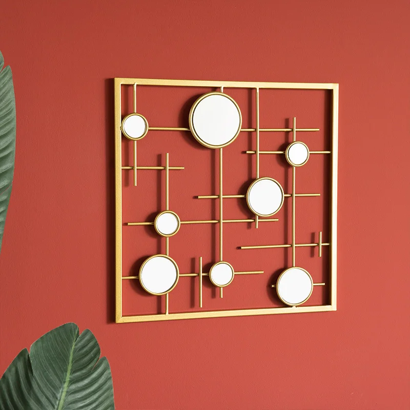 

Wholesale modern home decor hanging espejo miroir mural wall mirror decoration, Mix colors