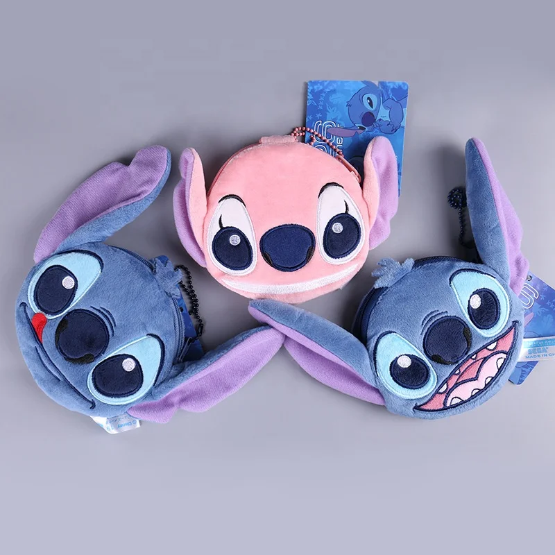 

TYtopone Stitch Cartoon cute plush Wallet Coin Bag card bag Pendant