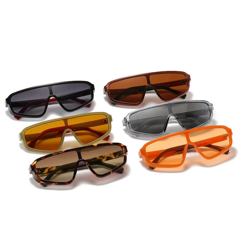 

Girls Uv400 Party Brown Oem Polarized Cycling for Women Male Big Square Sunglasses Custom Logo