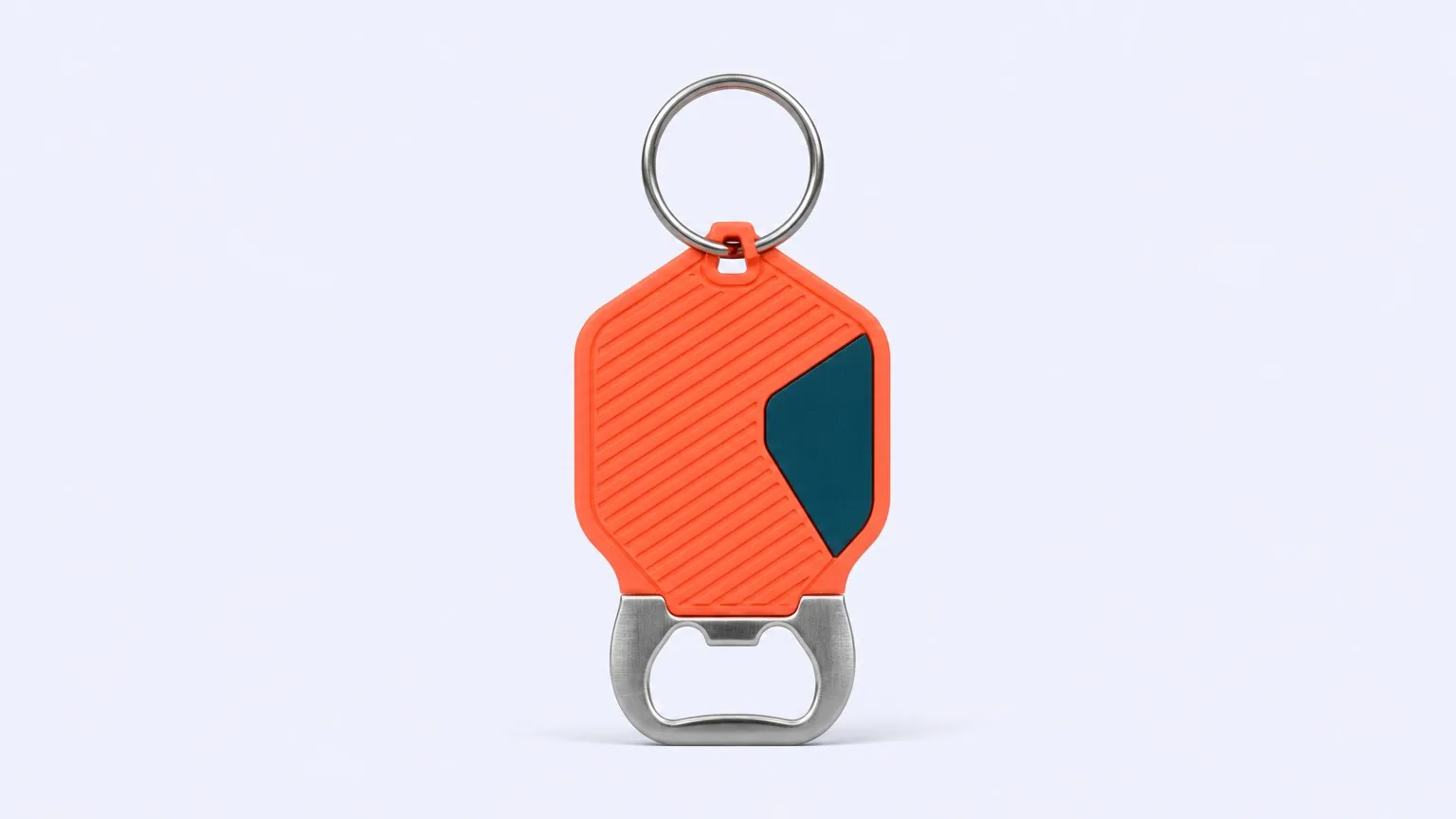 PVC keychain front view