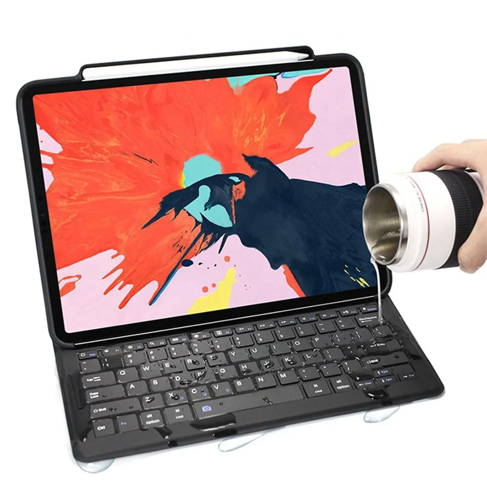 

Ultra slim Wireless Keyboard case for iPad 10.2" 2019 Pro 11 Pro 12.9 Air 4 10.9