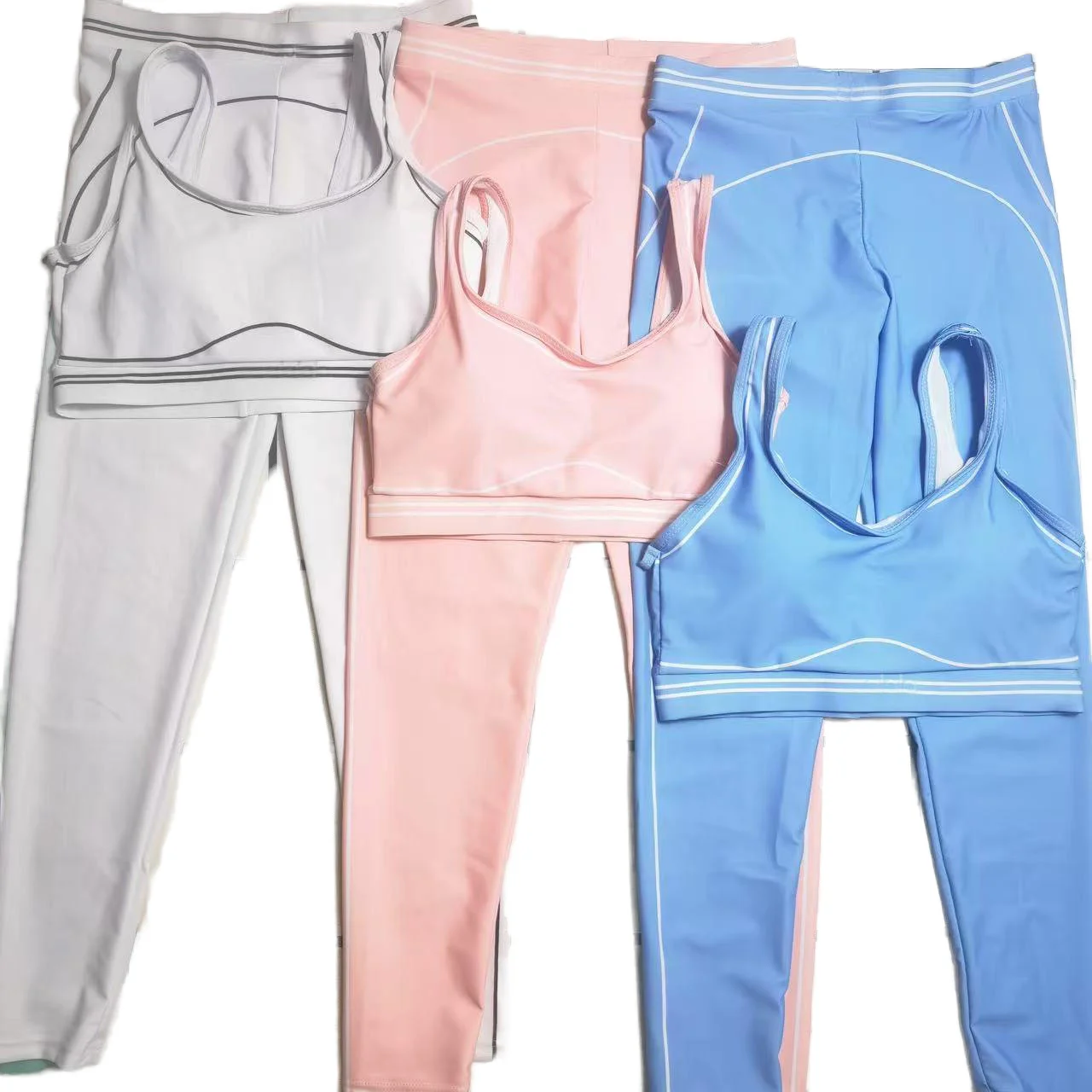 2-Piece Set Nylon材质健身用Yoga Set