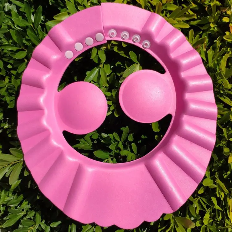 

Children Shampoo Hat EVA Kids Bathing Cap Adjustable Baby Shower Cap
